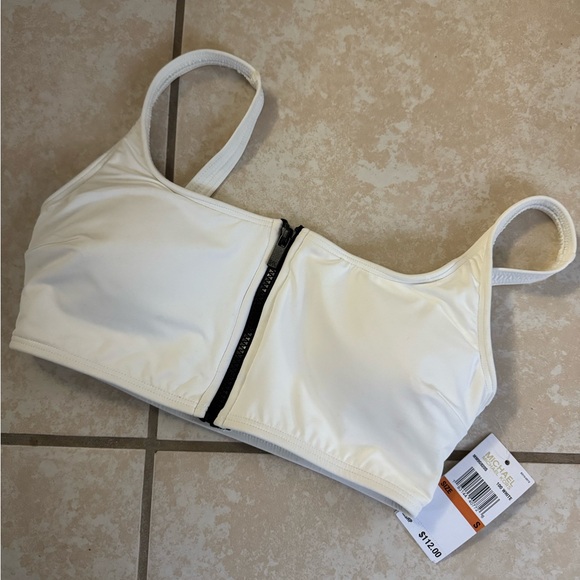 MK swim top w zipper small - Picture 1 of 5
